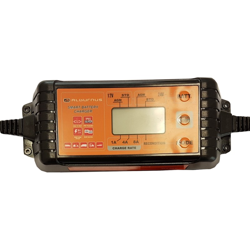 AKUMULIATORIAUS ĮKROVIKLIS IŠMANUSIS 8A 12/24V