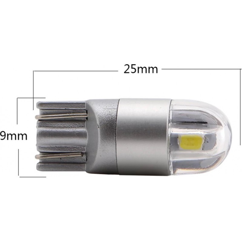 LEMPUTĖS W5W T10 LED 2SMD 24V (2VNT)