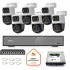 IMOU PS70FP-10M0 6 kamerų 5+5 MP PoE komplektas su 2 TB disku