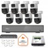 IMOU PS70FP-10M0 8 kamerų 5+5 MP PoE komplektas su 2 TB disku