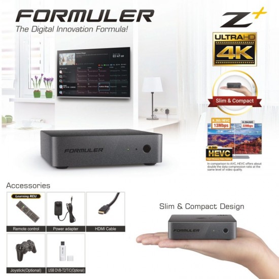 Formuler Z NANO IPTV imtuvas