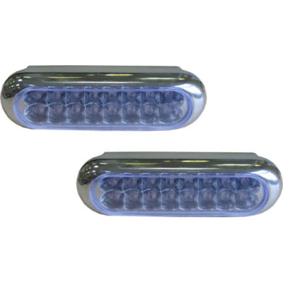 Papildomas žibintas 160x39x24mm baltas