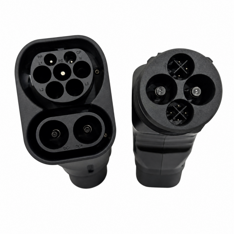 CCS2 į CHAdeMO greito DC įkrovimo adapteris