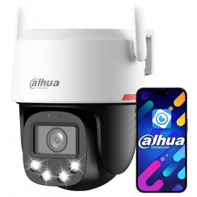 Dahua P8F-PV-PRO 8MP WiFi PTZ IP kamera su WizColor ir Auto Tracking