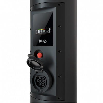 SGENERGY 11kW 2 lizdų įkrovimo stotelė su LED šviestuvu