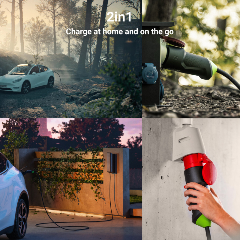 Green Cell GC Habu EVGC01, 11 kW mobili įkrovimo stotelė, Type 2