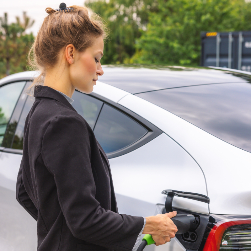 Green Cell HabuDen Wallbox 22 kW, išmani elektromobilių įkrovimo stotelė su Type 2 kabeliu (5 m), WiFi / Bluetooth