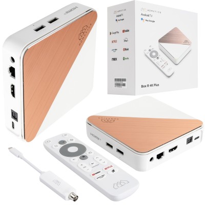 Homatics Box R 4K Plus + DVB-T2, Android TV priedėlis, 4K HDR, 32GB