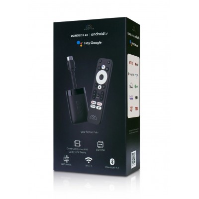 Homatics Dongle R 4K, Android TV priedėlis, 4K HDR, 32GB