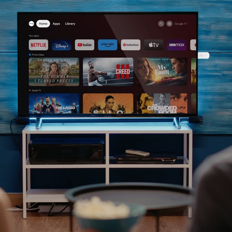 Homatics Stick 4K Google TV, Google TV Android priedėlis, 32GB