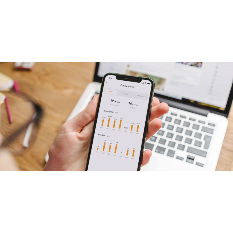 Imou CE2P - išmanus Wi-Fi elektros lizdas 16A su energijos stebėjimu