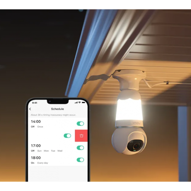 Imou Bulb Cam – Išmani Lemputės Formos WiFi Kamera Imou Bulb Cam – Išmani Lemputės Formos WiFi Kamera