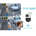 IMOU PS70FP-10M0 – 10MP dviguba PoE lauko kamera su AI ir išmaniu sekimu