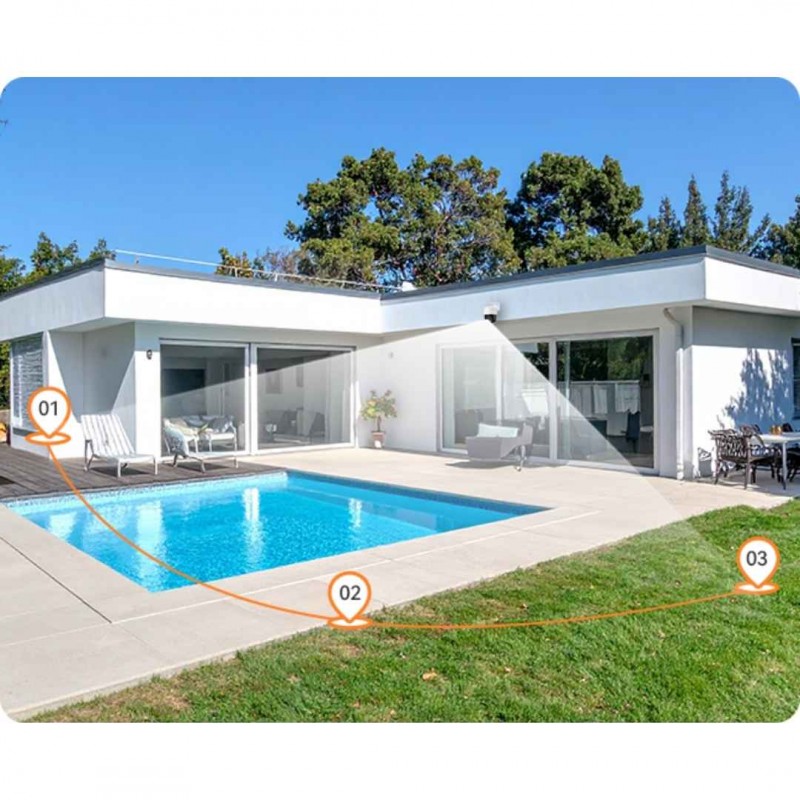 IMOU PS7FP-5M0 – 5MP PoE PT lauko kamera su Full-Color ir AI