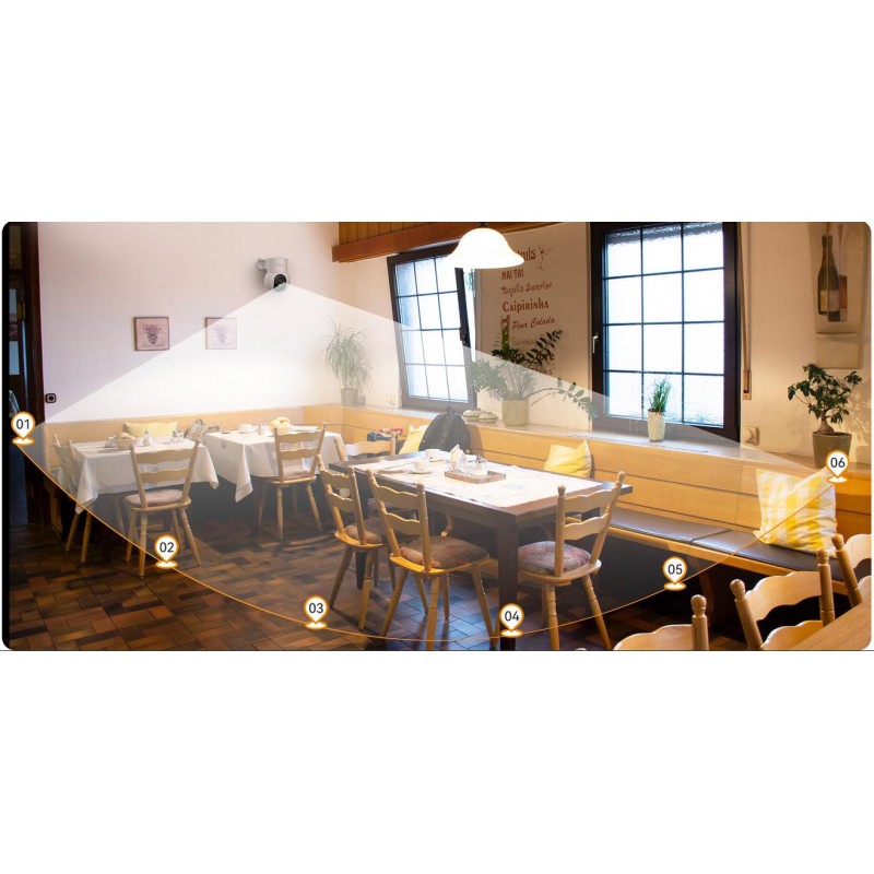 Imou Ranger Mini 5MP – vidinė Wi-Fi IP kamera su AI ir 360° stebėjimu