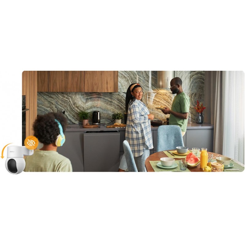 Imou Ranger Mini 5MP – vidinė Wi-Fi IP kamera su AI ir 360° stebėjimu