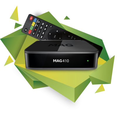 UHD ANDROID PRIEDĖLIS MAG410  UHD ANDROID PRIEDĖLIS MAG410