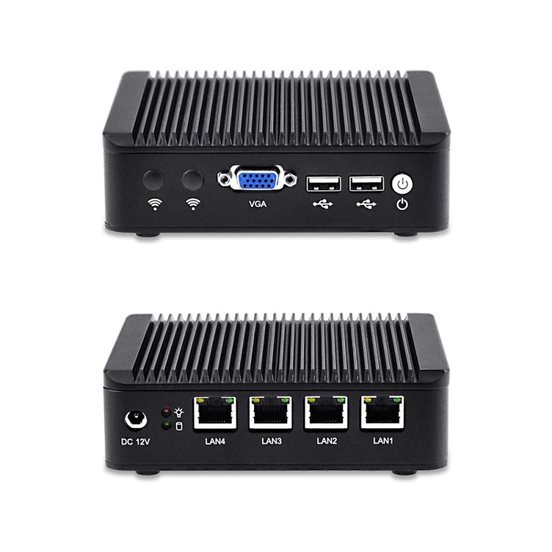 Mini PC  j1900 quad core 2.42 GHz, X86 4LAN