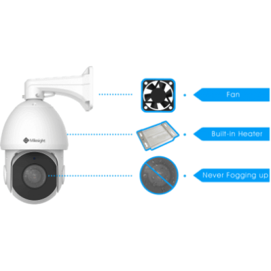 Milesight Speed Dome kamera MS-C5341-X23HPB 5MP