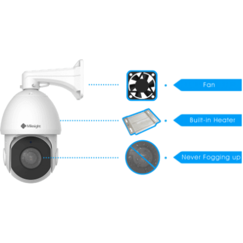 Milesight Speed Dome kamera MS-C2941-X23RPB 2MP Milesight Speed Dome kamera MS-C2941-X23RPB 2MP