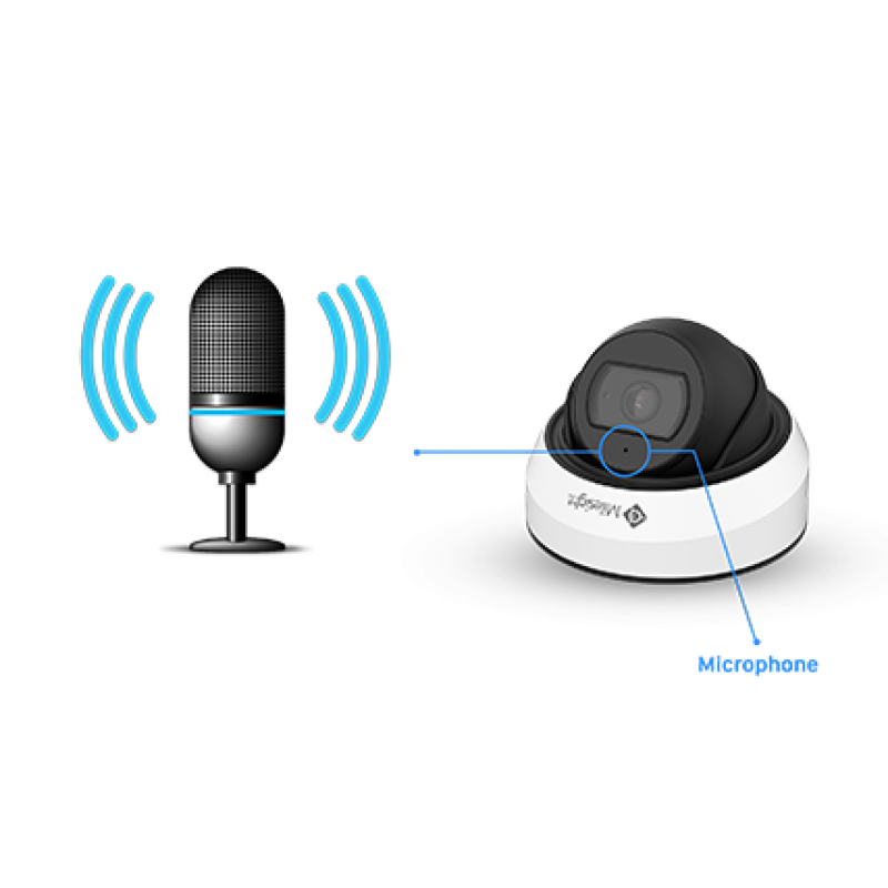 Milesight Dome kamera MS-C5375-PB 5MP Milesight Dome kamera MS-C5375-PB 5MP
