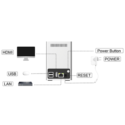 4K POE MINI NVR MS-N1009-UPT