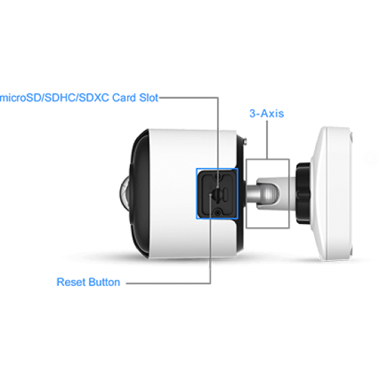 Milesight 180° kamera MS-C5365-PB 5MP