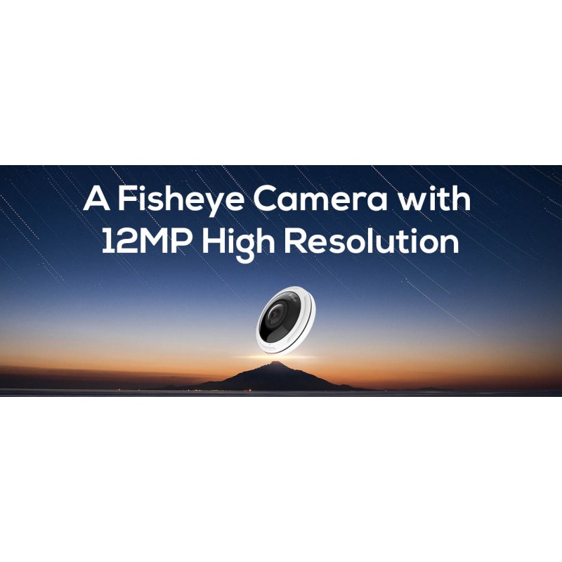 Milesight Fisheye 360° kamera MS-C9674-PB 12MP Milesight Fisheye 360° kamera MS-C9674-PB 12MP
