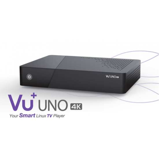   VU+ UNO 4K  palydovinės TV HD imtuvas