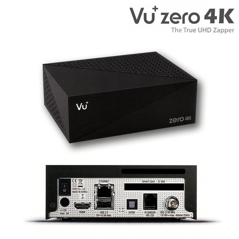 VU+ ZERO 4K Palydovinės TV UHD imtuvas VU+ ZERO 4K Palydovinės TV UHD imtuvas