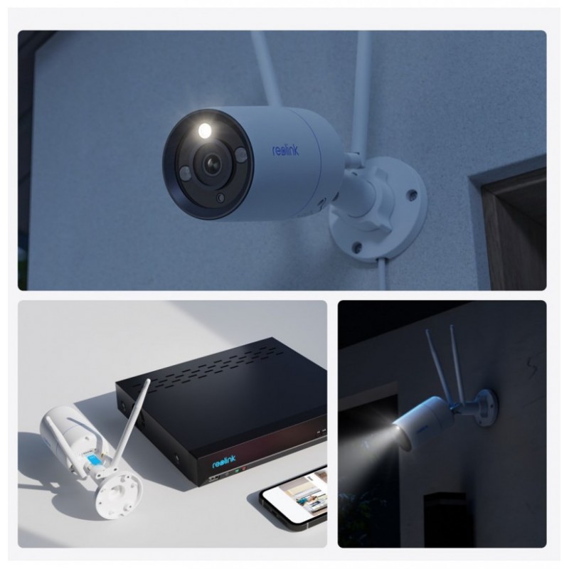 Reolink W330 – 4K Wi-Fi 6 IP kamera su spalvotu naktiniu matymu