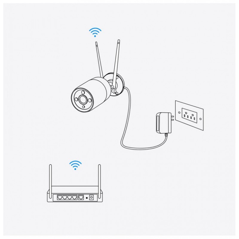 Reolink W330 – 4K Wi-Fi 6 IP kamera su spalvotu naktiniu matymu