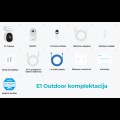 Reolink E1 Outdoor - 5MP WiFi PTZ lauko kamera su 3× optiniu priartinimu ir PIR