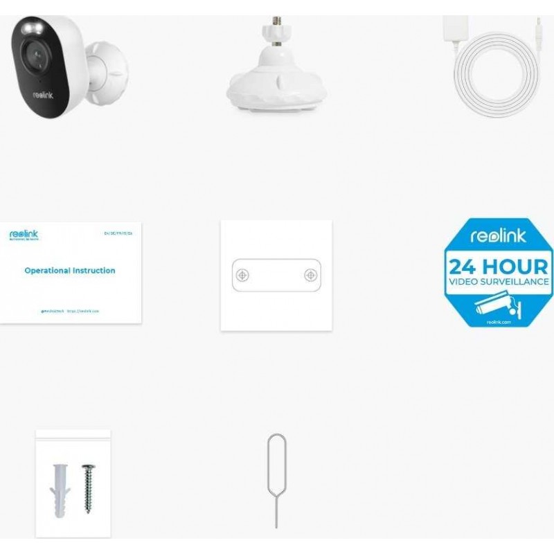 Reolink Lumus E430 – 2K Wi-Fi lauko kamera su spalvotu naktiniu matymu ir prožektoriumi