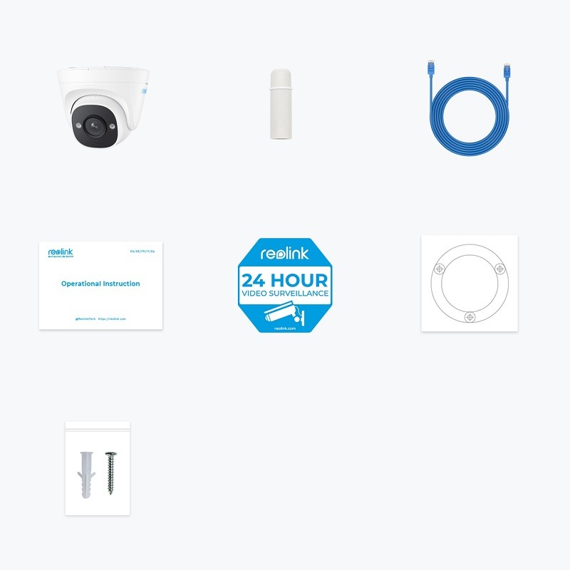 Reolink P324, 5MP, POE - vaizdo stebėjimo kamera