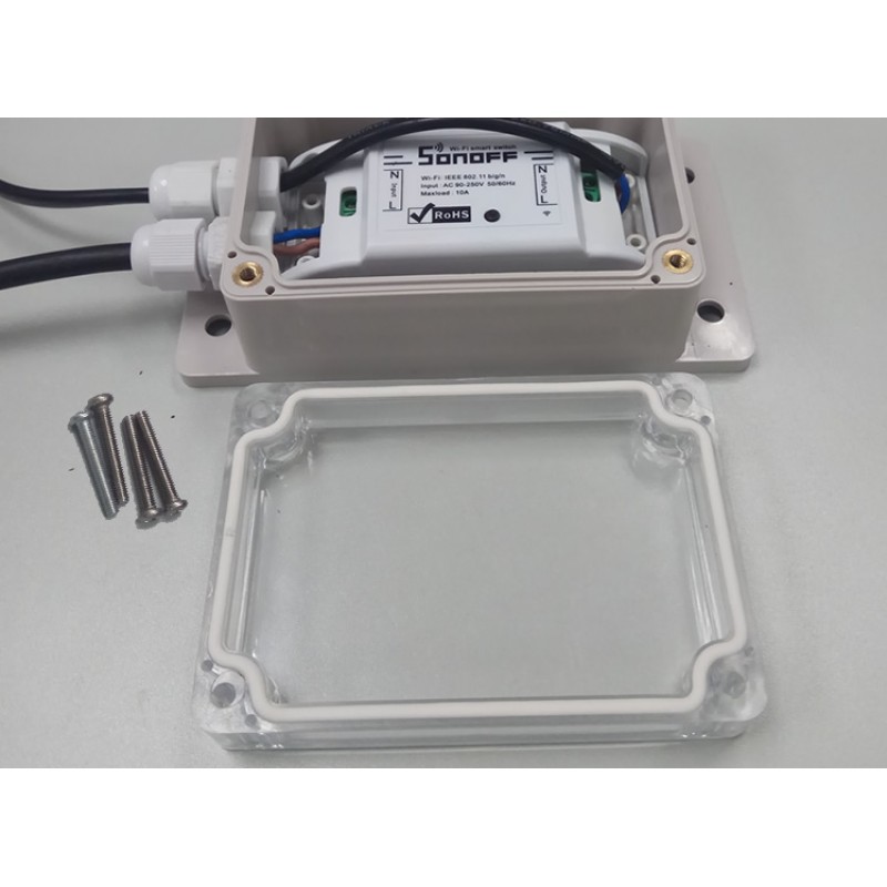 Sonoff IP66 Waterproof Box instaliacinė dėžutė Sonoff IP66 Waterproof Box instaliacinė dėžutė