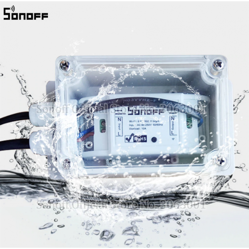 Sonoff IP66 Waterproof Box instaliacinė dėžutė Sonoff IP66 Waterproof Box instaliacinė dėžutė