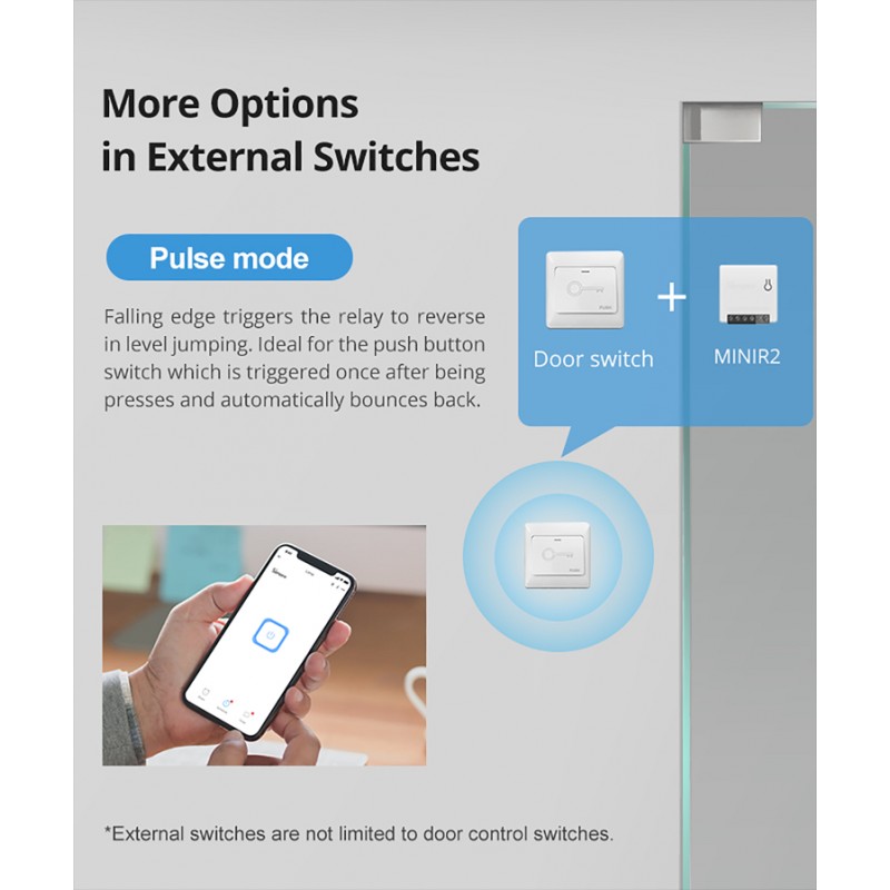 SONOFF MINIR2 išmanaus namo valdiklis