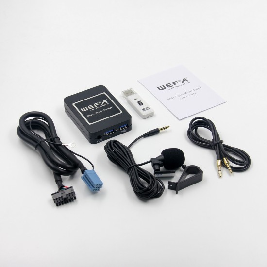 Škoda USB,SD, Bluetooth adapteris 8PIN WEFA