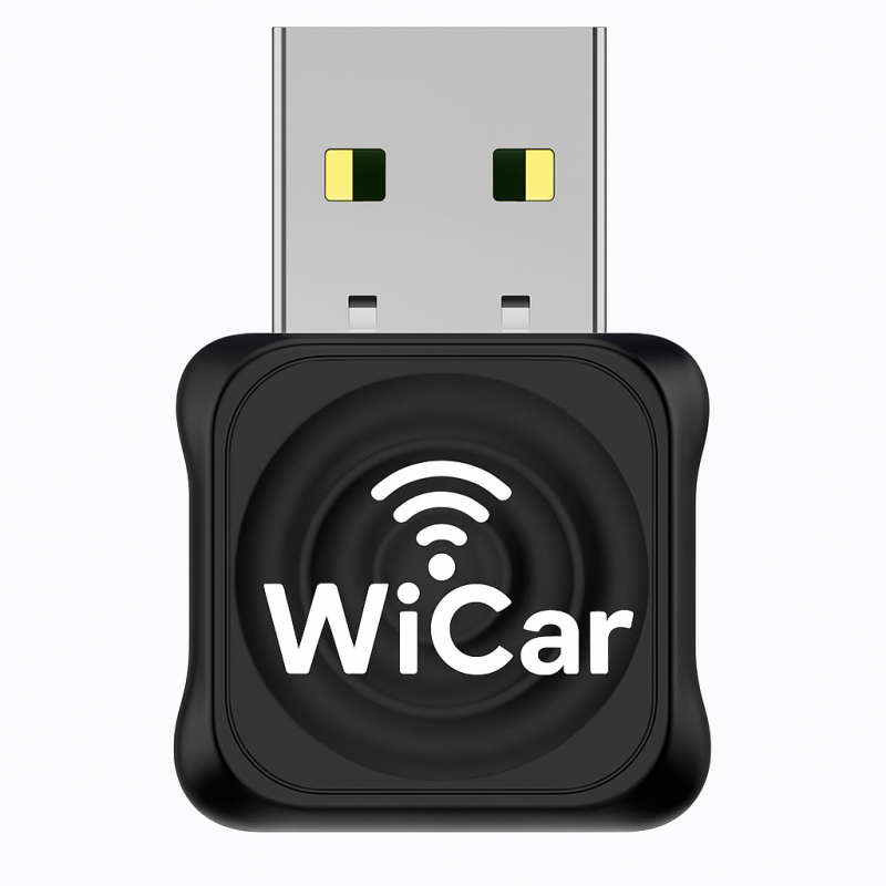 WiCar CarPlay ir Android Auto belaidis adapteris WiCar CarPlay ir Android Auto belaidis adapteris