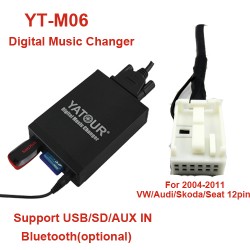 ŠKODA MP3 USB/SD ADAPTERIS YATOUR 12PIN.