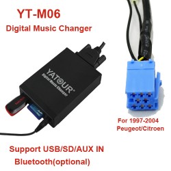 Peugeot  MP3 USB/SD  MP3 adapteris YATOUR RD3