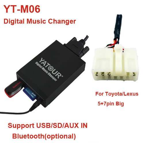 ToyotaUSBMP3adapteris5+7PIN