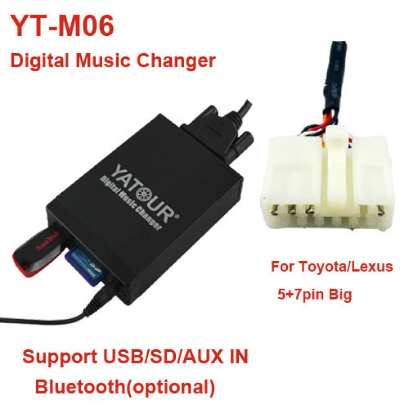 Toyota USB MP3 adapteris 5+7 PIN Toyota USB MP3 adapteris 5+7 PIN