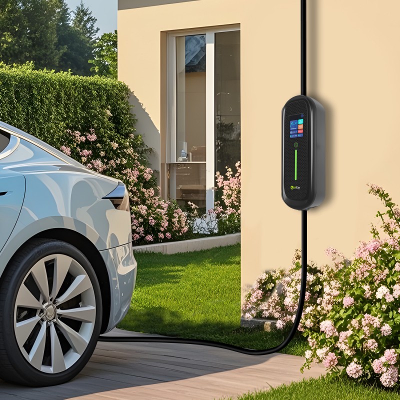 ZENCAR C30-32A, nešiojama elektromobilio įkrovimo stotelė 32A, 7kW, Type 1