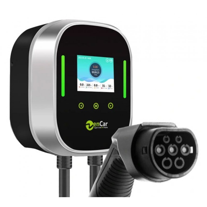 Zencar PRO 4-11kW, elektromobilio įkrovimo stotelė 16A, 11kW, Type 2