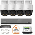 IMOU PoE 4 kamerų 5 MP komplektas su NVR ir 2 TB HDD