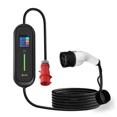 ZENCAR C30 11kW nešiojama elektromobilio įkrovimo stotelė 6–16A su APP ir dėklu