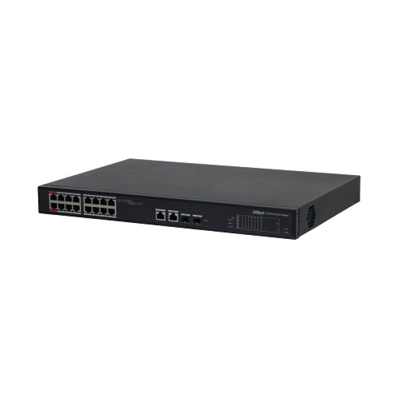 PoE šakotuvas 100Mbps 16portu+2G uplink + 2SFP, ePoE 8 portai, ePoE iki 800m, Hi-PoE PoE šakotuvas 100Mbps 16portu+2G uplink + 2SFP, ePoE 8 portai, ePoE iki 800m, Hi-PoE