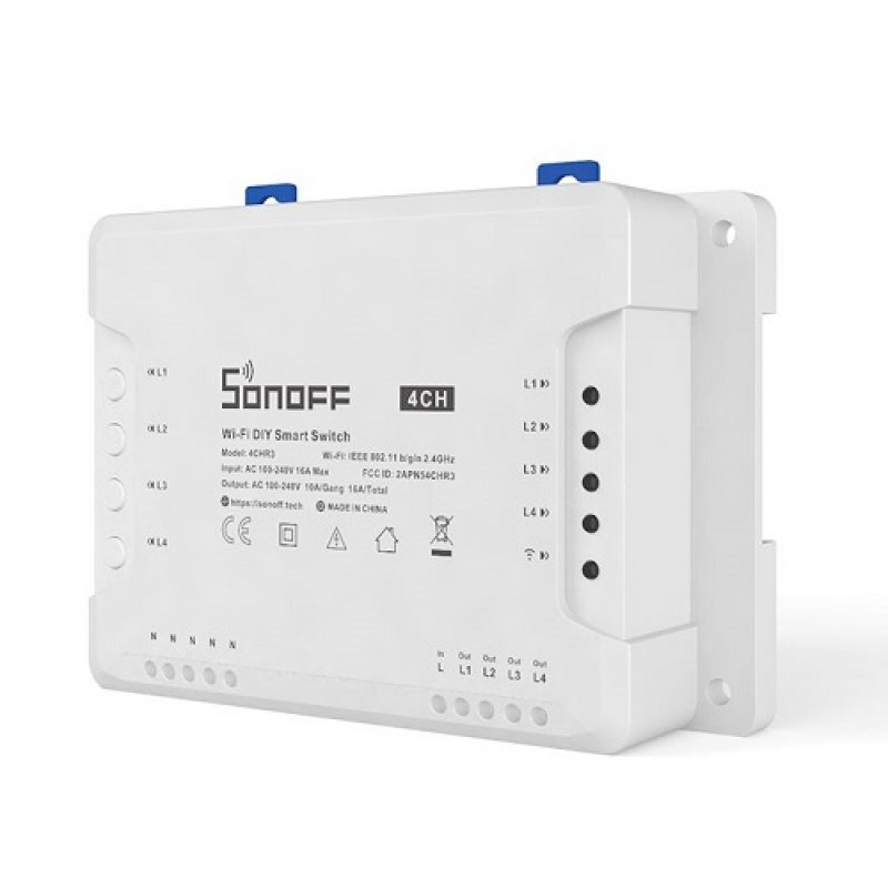 SONOFF išmanusis 4 kanalų jungiklis Wi-Fi SONOFF išmanusis 4 kanalų jungiklis Wi-Fi